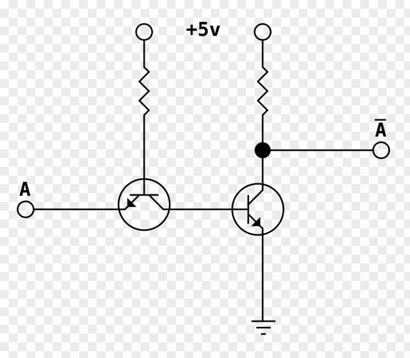 Open Gate Transistor–transistor Logic Inverter AND Bipolar Junction Transistor PNG