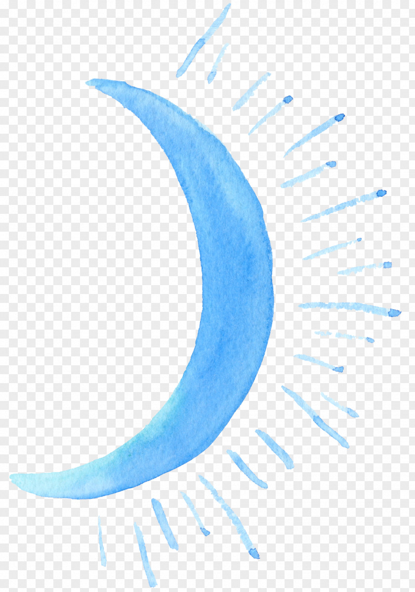 Painted Moon Shining Blue Google Images PNG