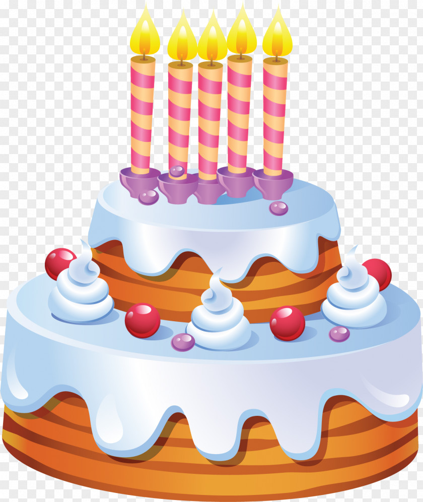 White Cartoon Cake PNG