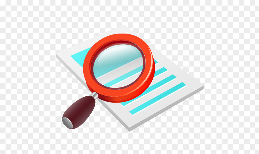 Cartoon Magnifying Glass Computer File PNG