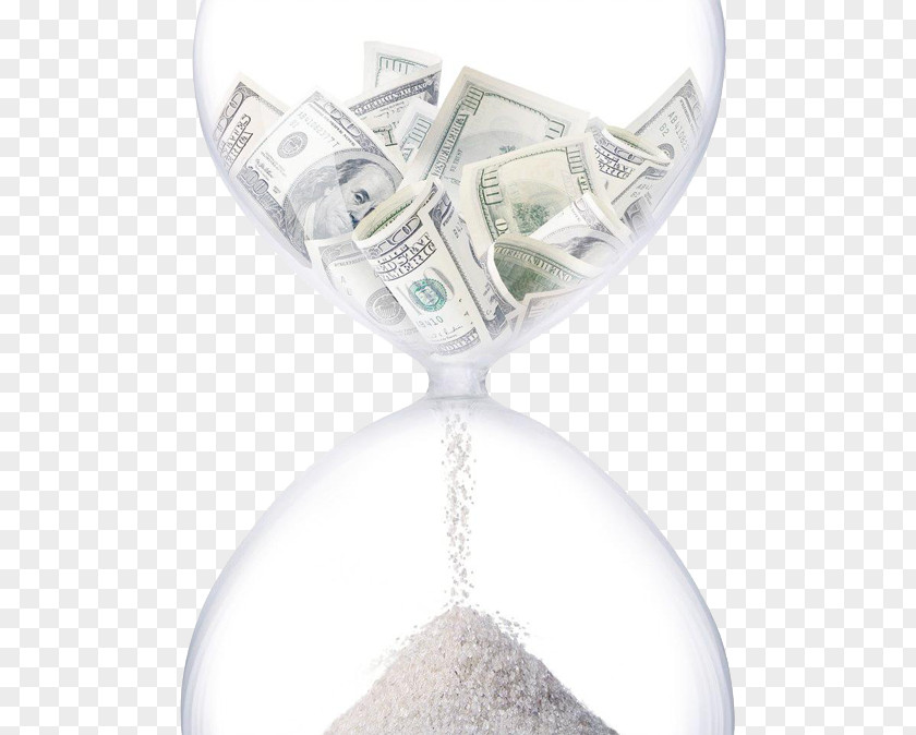 Hourglass Time Value Of Money Management Roth IRA PNG