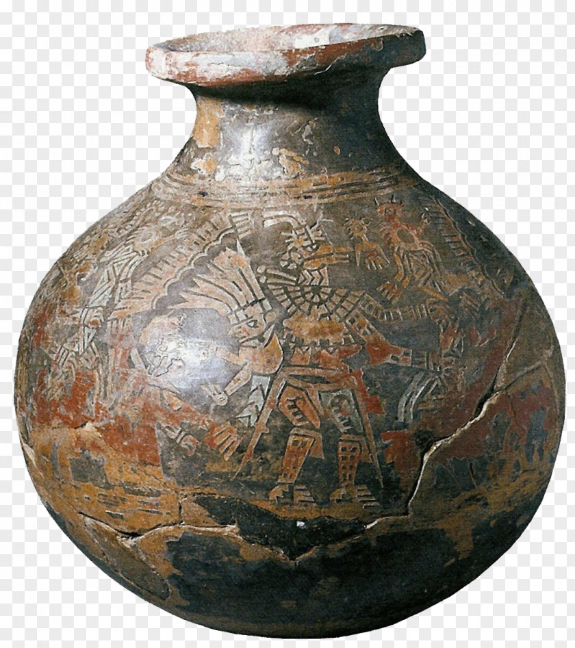 Vase Ceramic Cloisonné Pottery Mesoamerica PNG