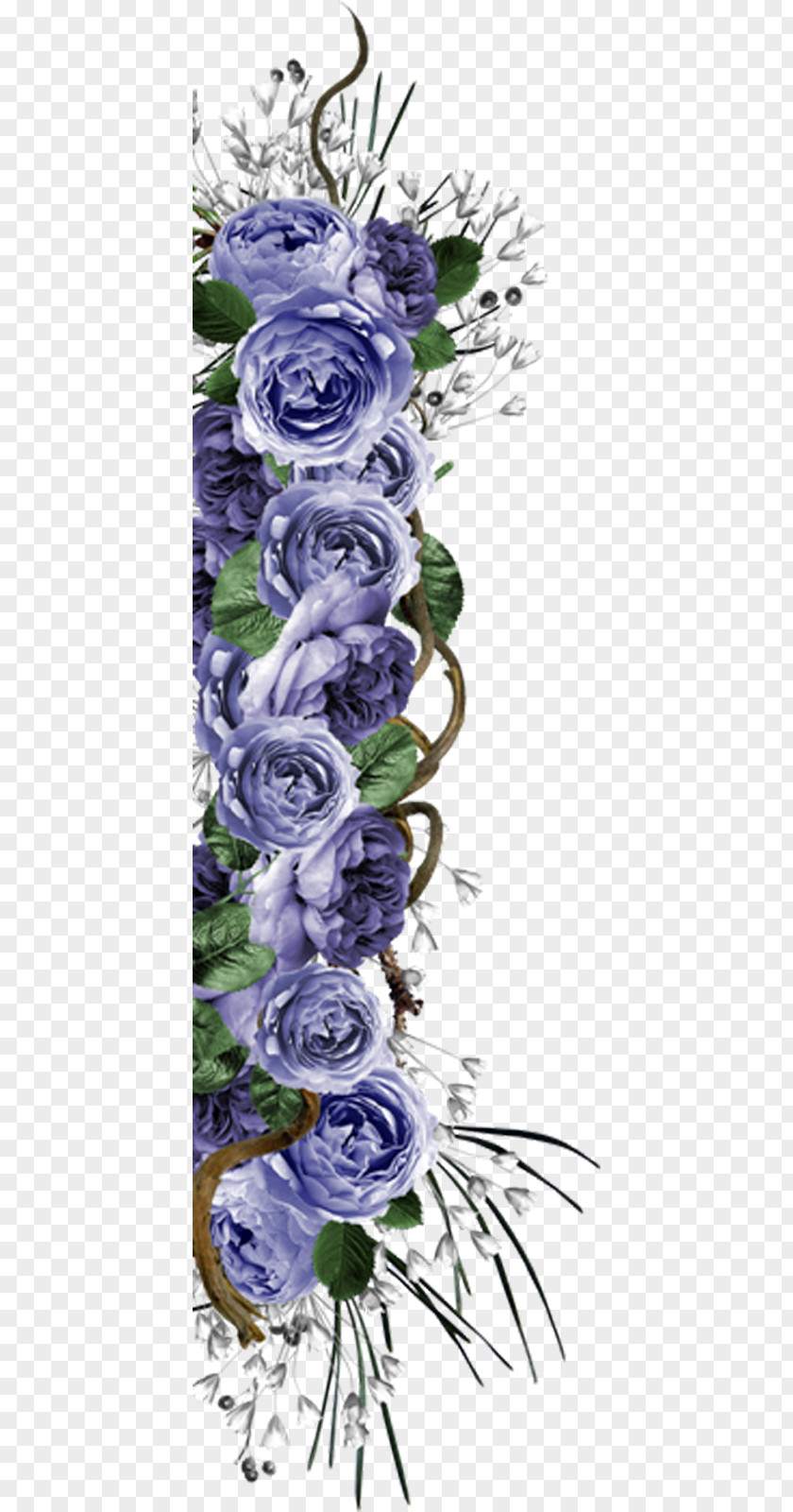 Digital Scrapbooking Floral Design Blue Rose Die Englischen Rosen Cut Flowers PNG