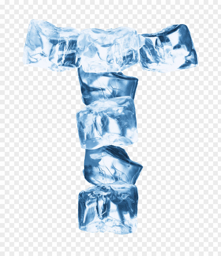 Ice Font Letter Alphabet PNG