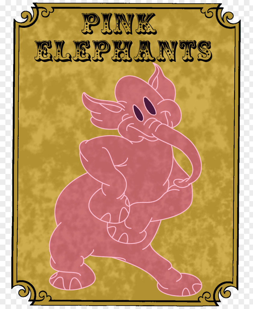 Pink Elephant Timothy Q. Mouse Prissy The Matriarch Art PNG