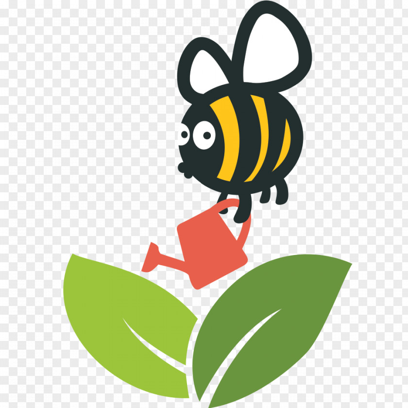 Pollinator Membranewinged Insect Bee Cartoon PNG