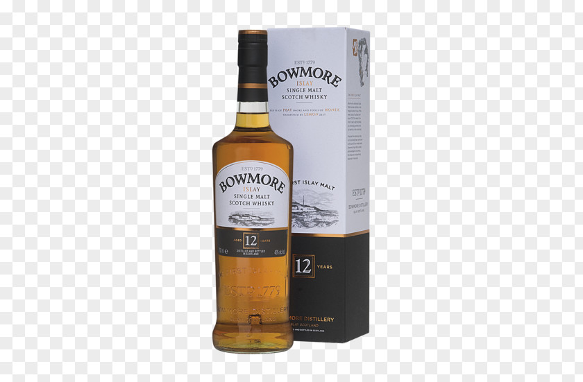 70 Years Single Malt Whisky Bowmore Islay Whiskey Scotch PNG