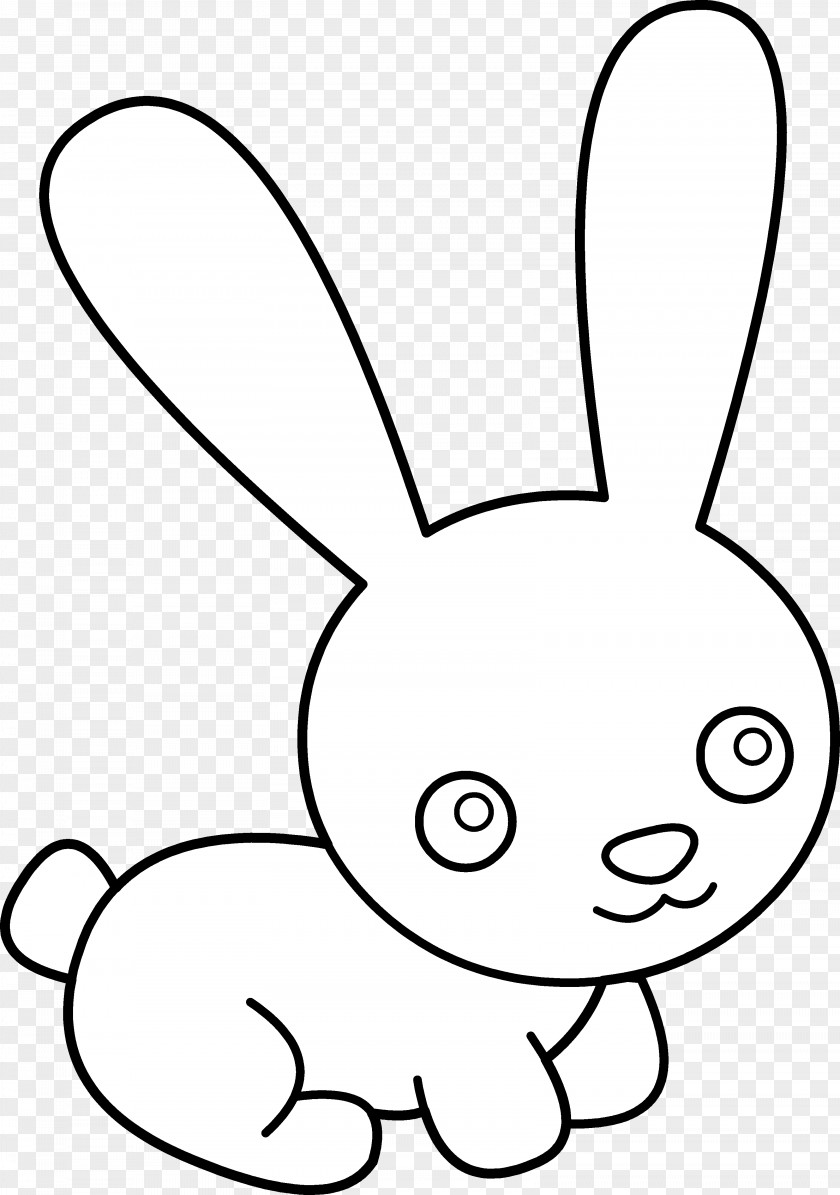 Black And White Bunny Pictures Easter Rabbit Hare Clip Art PNG