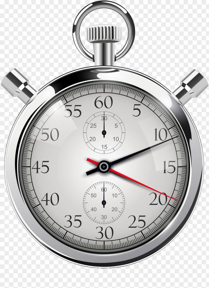 Clock Stopwatches Clip Art Illustration PNG