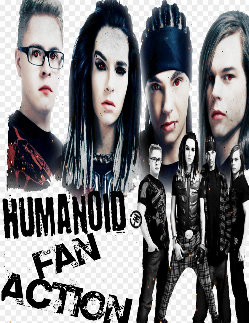 Danke Evolution. Per Le Scuole Superiori Humanoid Tokio Hotel Album Cover PNG