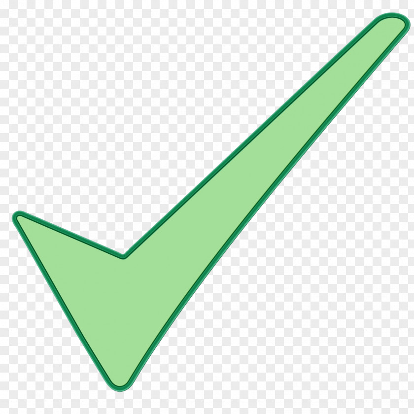 Green Ok Gesture Check Mark PNG
