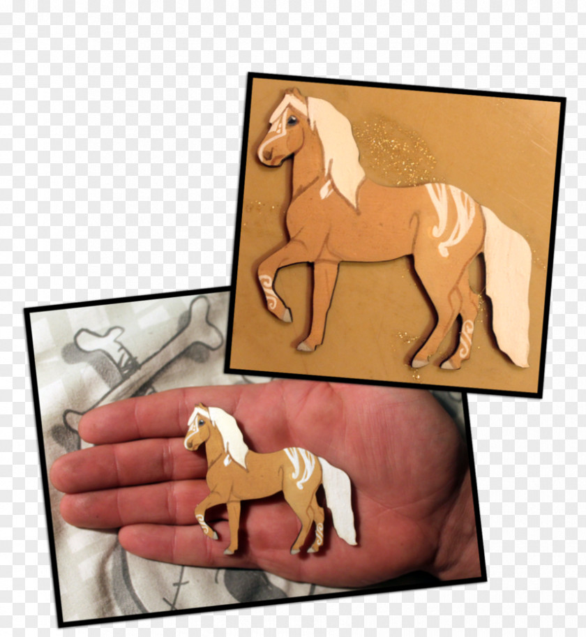 Hand Painted Mustang Pony Mane Mammal Finger PNG