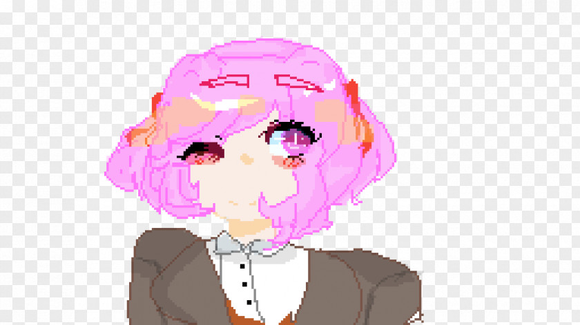 HAPPY BİRTH Doki Literature Club! Pixel Art PNG