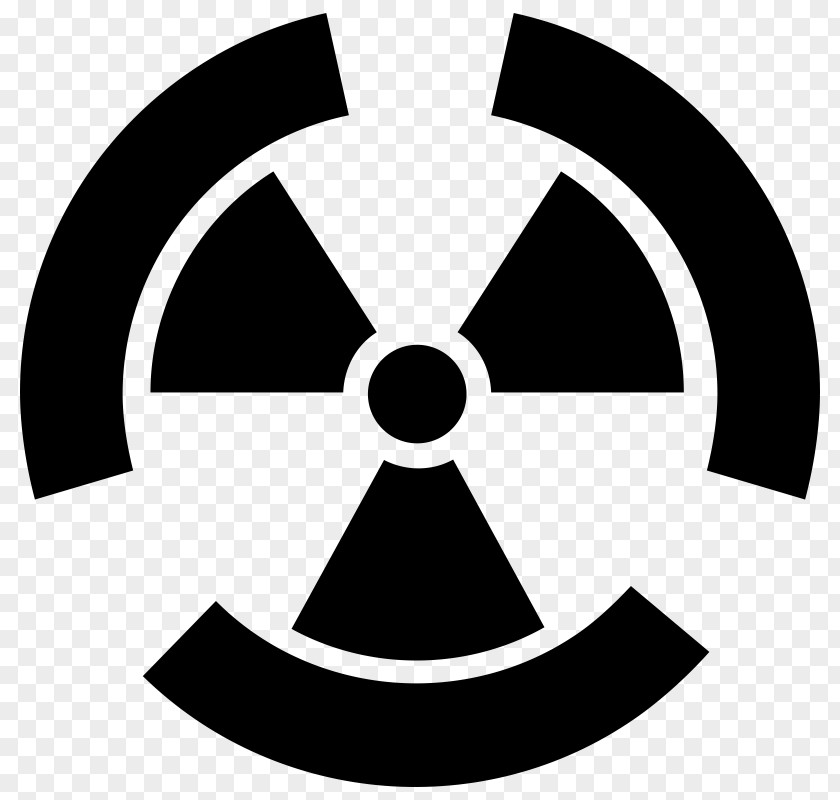 Symbol Radiation Radioactive Decay Biological Hazard Contamination PNG