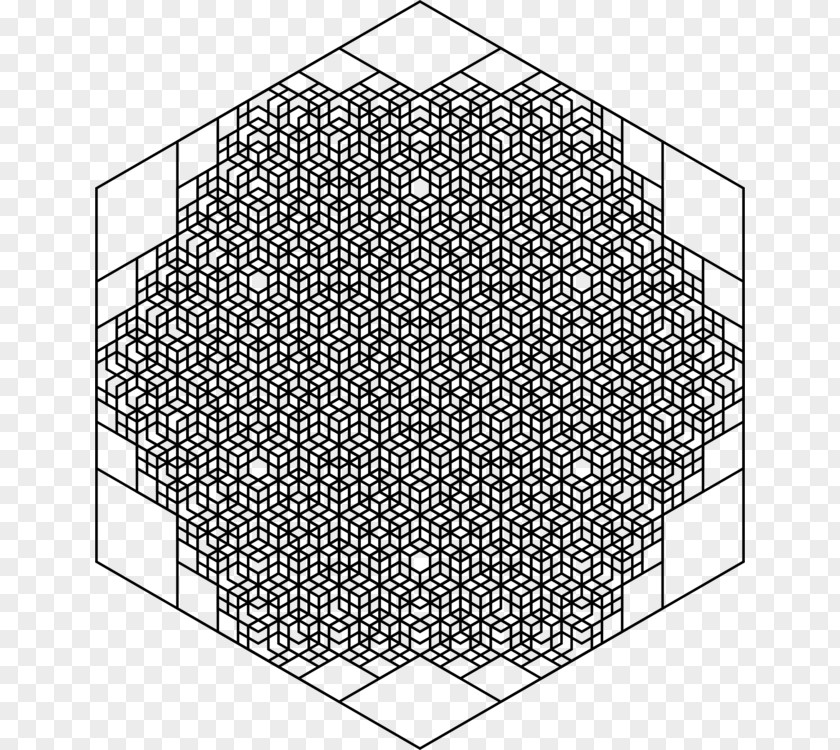 Tessellation Drawing Hexagon Background PNG