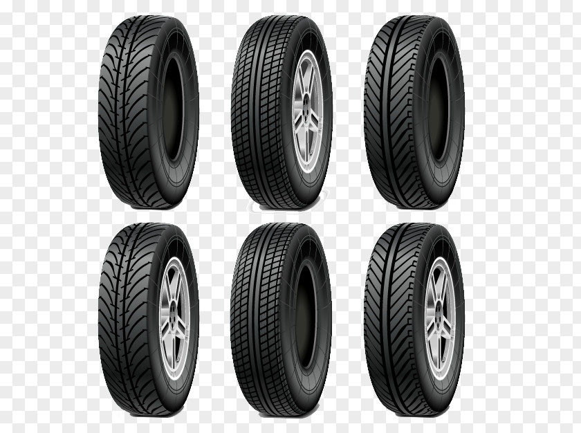 Vector Tires Car Tubeless Tire PNG