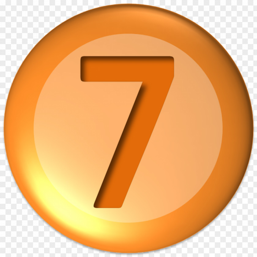 7 Sin Number Numerical Digit Symbol Numerology PNG