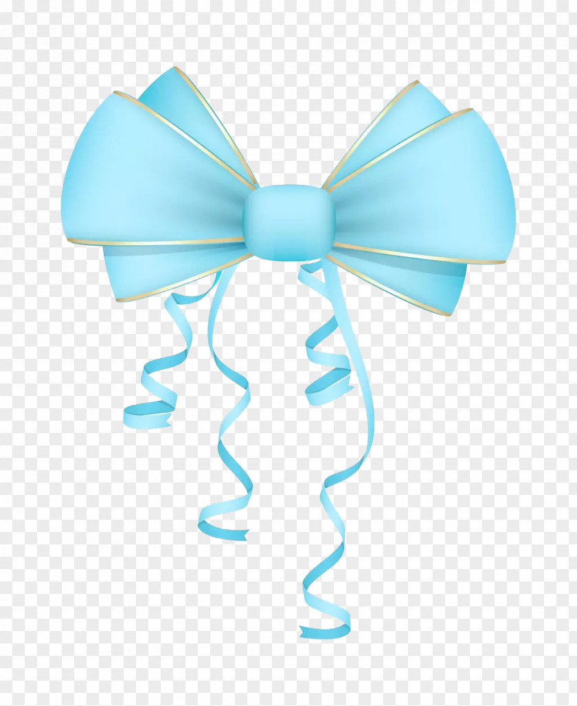 Blue Bow Icon PNG