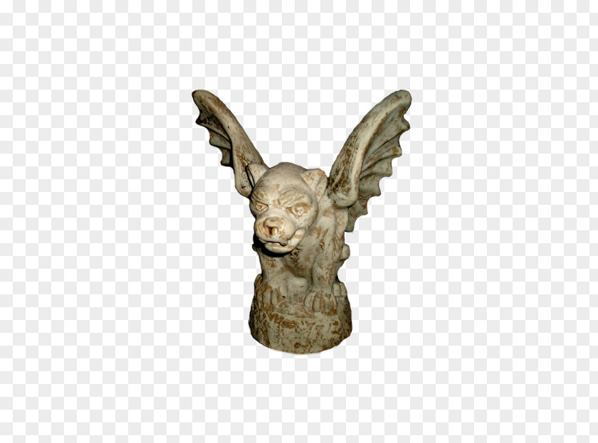 Gargoyle Reindeer Elk Antler PNG