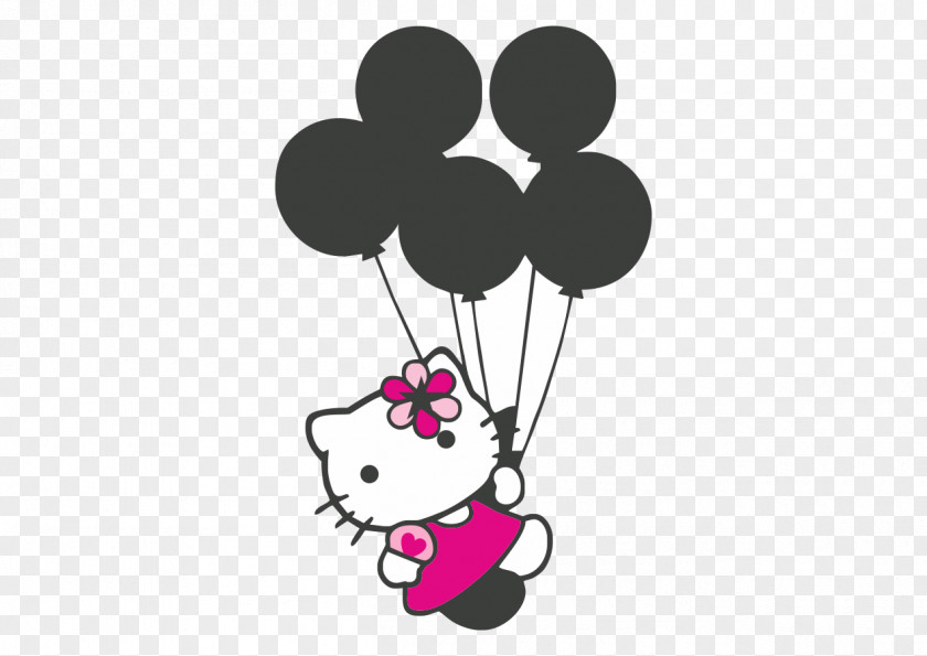 Hello Kitty Logo Sticker PNG