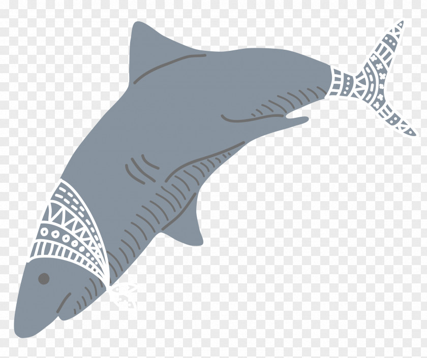Meng Decorated Sharks Shark Sticker PNG