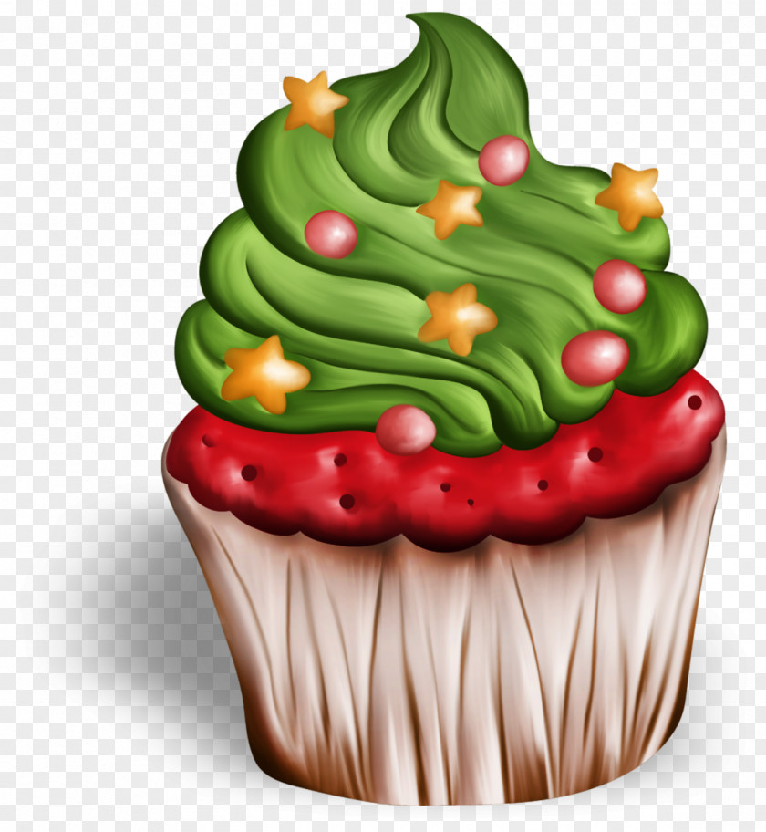 Cake Cupcake Christmas Clip Art PNG