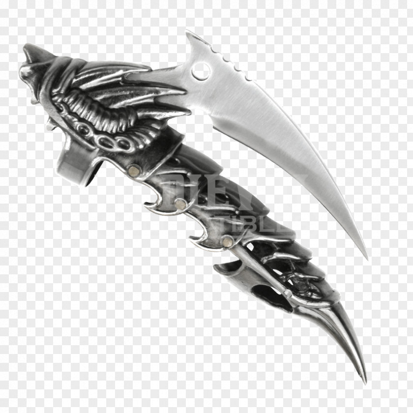 Claw Finger Blade Weapon Throwing Knife PNG