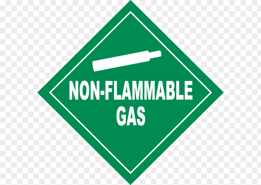 Flamable Noticester DOT-49361 Non-Flammable Gas Hazard Class 2 D.O.T HM-206 10.75x10.75 Aluminum 5 Pack Brand Logo Organization Product PNG