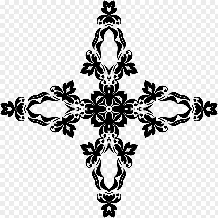 Ornamental Cross Art Clip PNG
