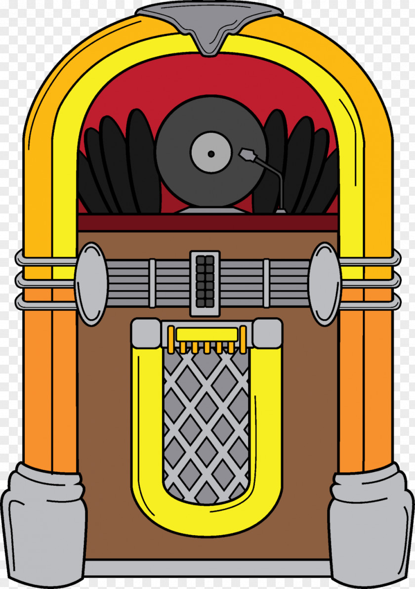 1950s Art Jukebox Clip PNG