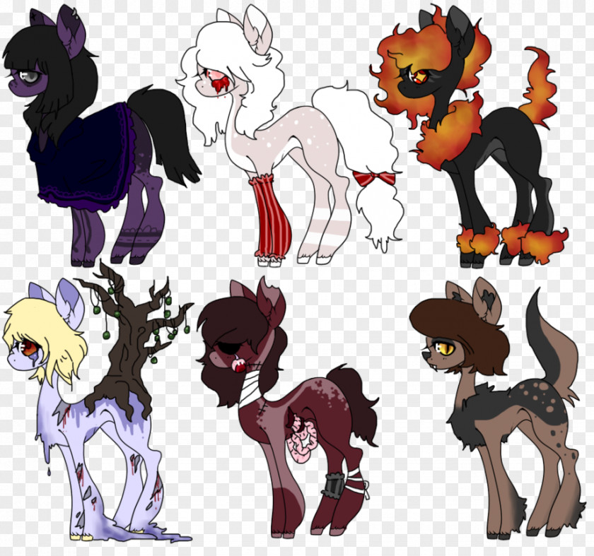 Cat Horse Demon Illustration Dog PNG