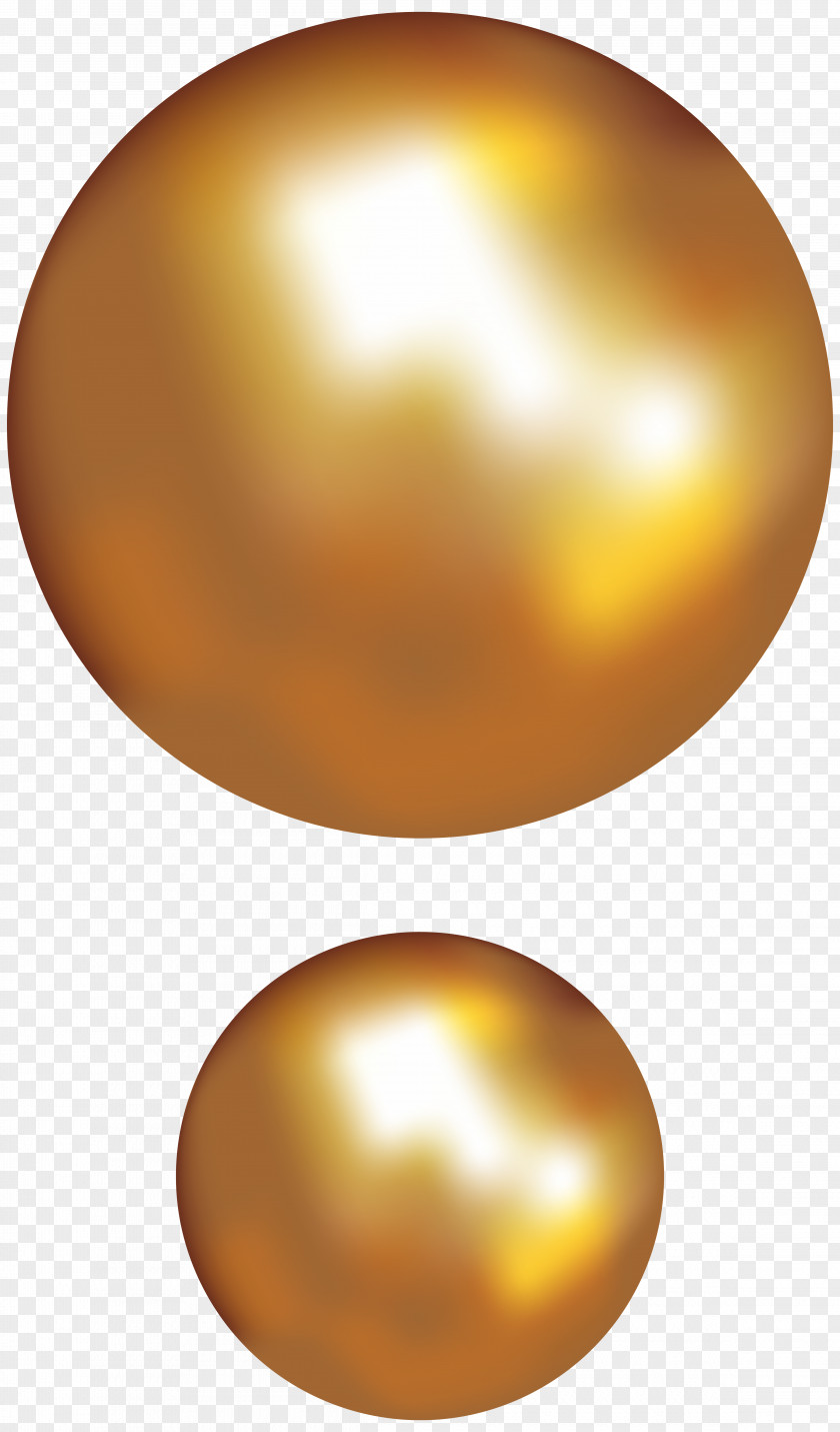 Gold Pearls Transparent Clip Art Image Sphere Material Orange Egg Wallpaper PNG