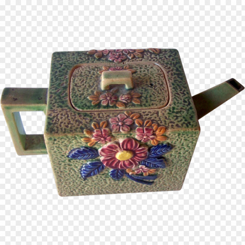 Hand-painted Floral Material Teapot Kitchenware Ceramic Clock Noritake PNG