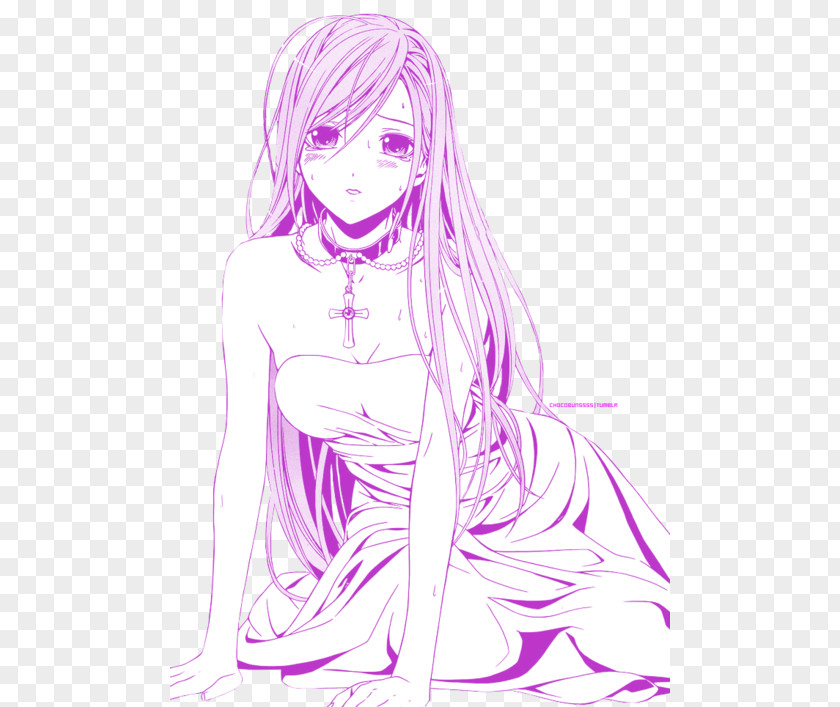 Scatters The Rabbit Rosario + Vampire Drawing Moka Akashiya Mizore Shirayuki PNG