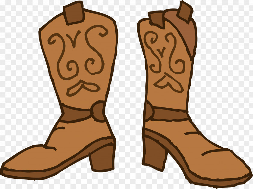 Boot Clip Art Cowboy Hat 'n' Boots PNG