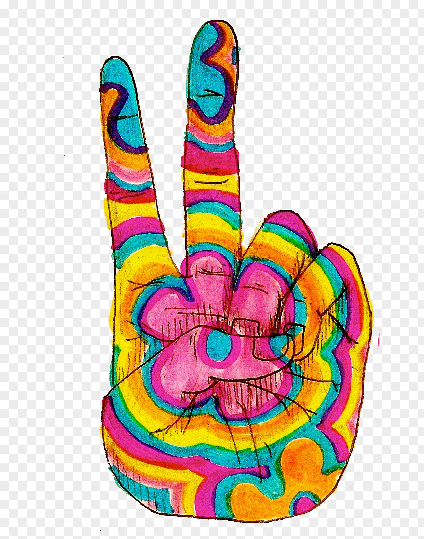 Cyrus Peace Symbols Hippie Art PNG