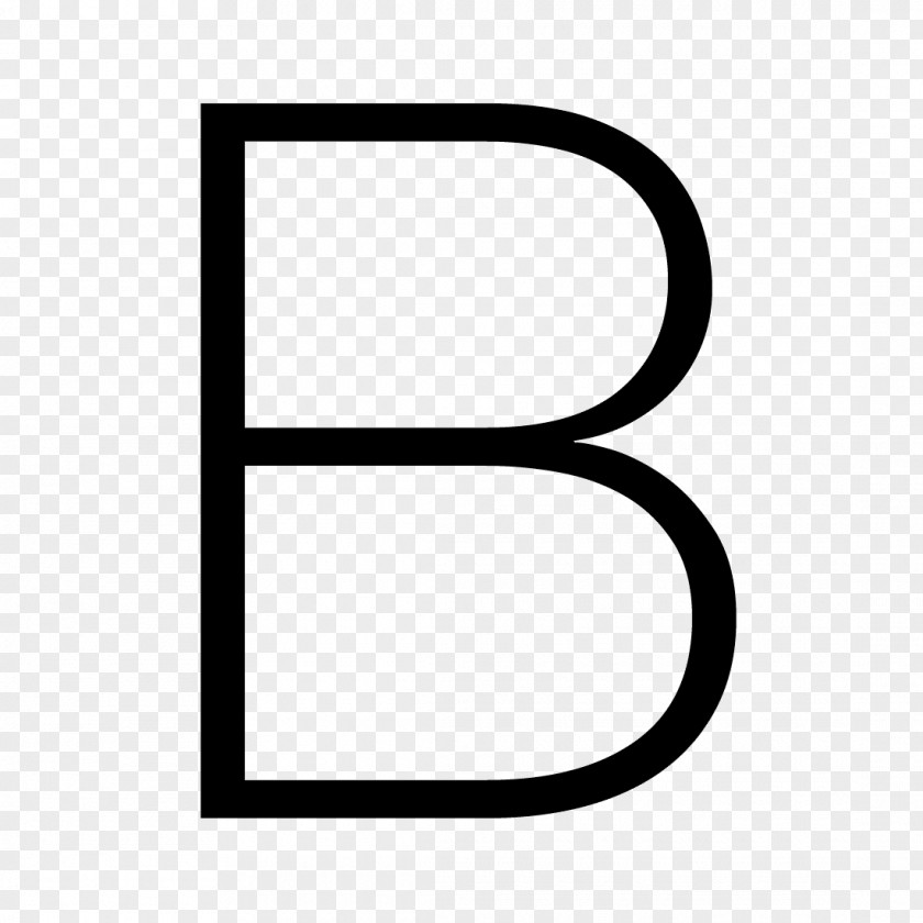Letter B Black And White Pattern PNG