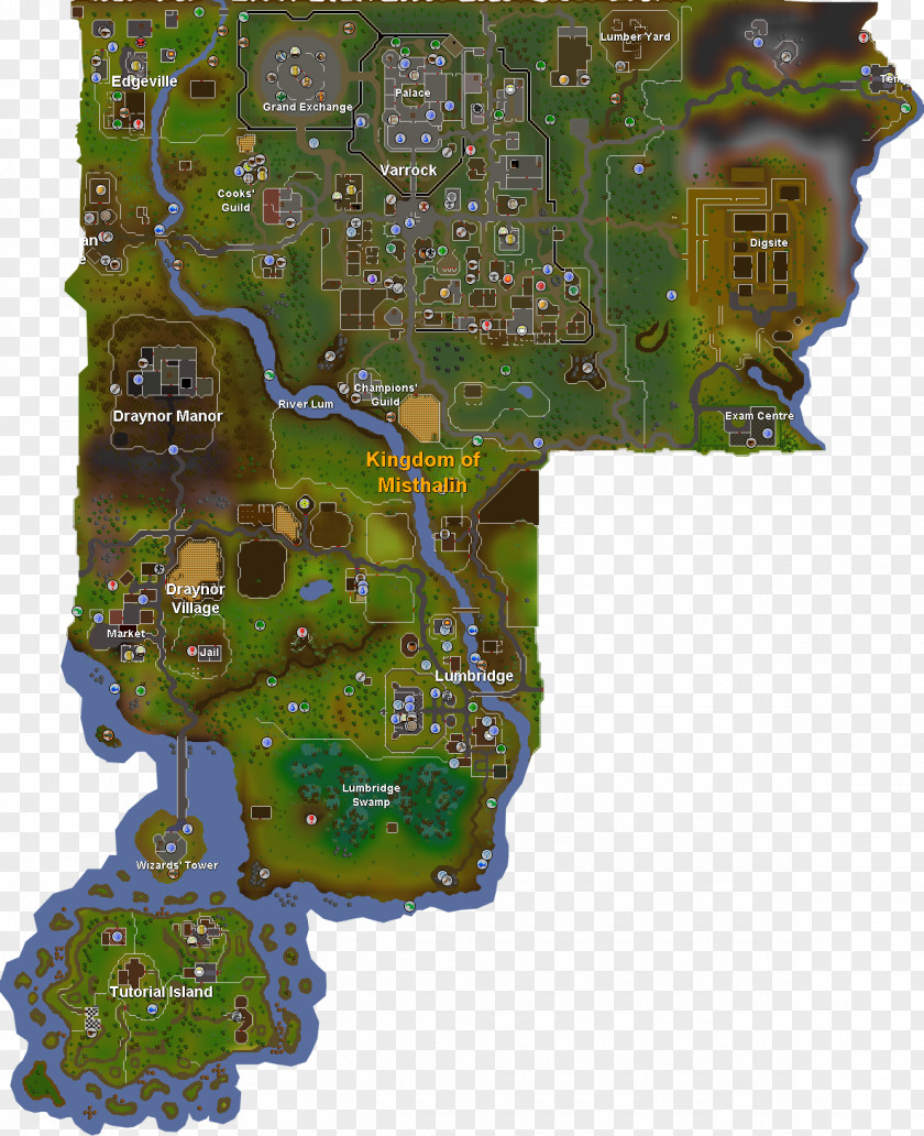 Old Map School RuneScape Misthalin Gielinor PNG