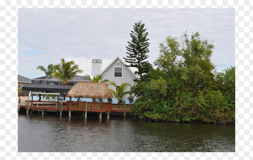 Beautiful Boat House Seawater Vacation Rental Shore Cape Coral PNG
