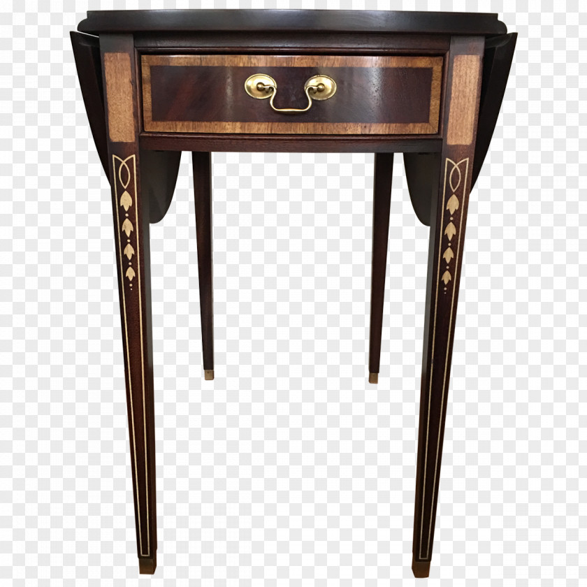 Dropleaf Table Bedside Tables Drawer PNG