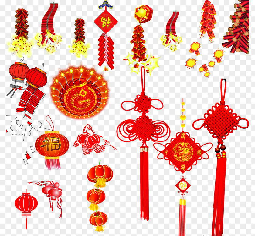 New Year Red Pictures,China Wind Festive China Chinese Envelope Firecracker Lantern PNG