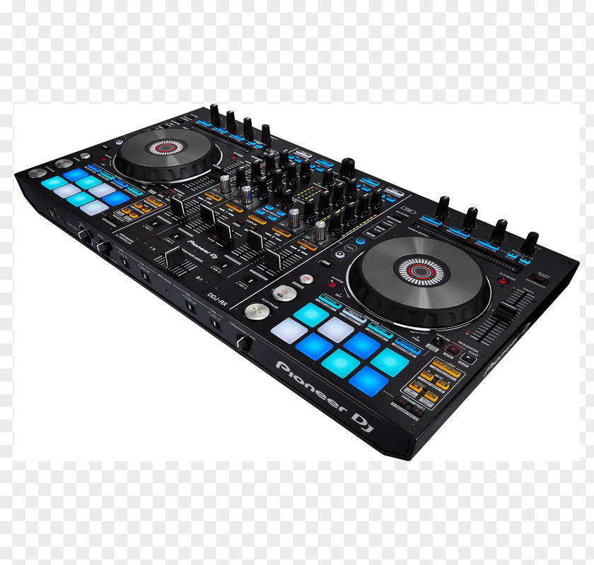 Pioneer DJ Controller DDJ-RX Disc Jockey Audio Mixers PNG