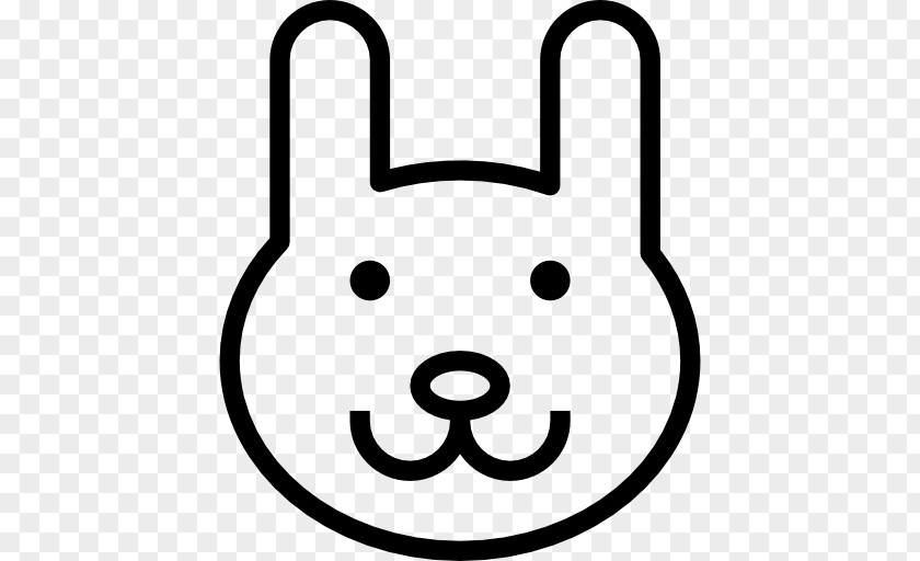 Rabbit ICON Snout Line Clip Art PNG