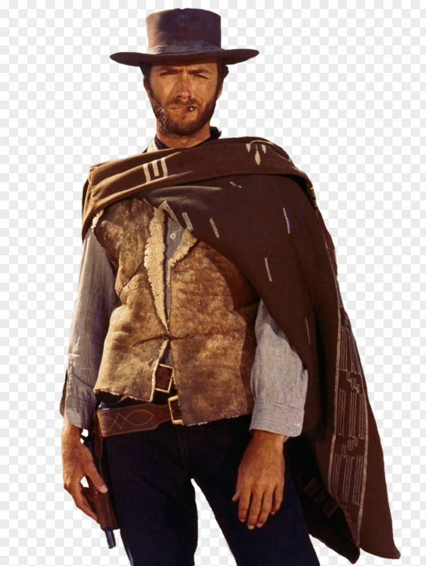 Western Man With No Name Spaghetti Film Poster PNG