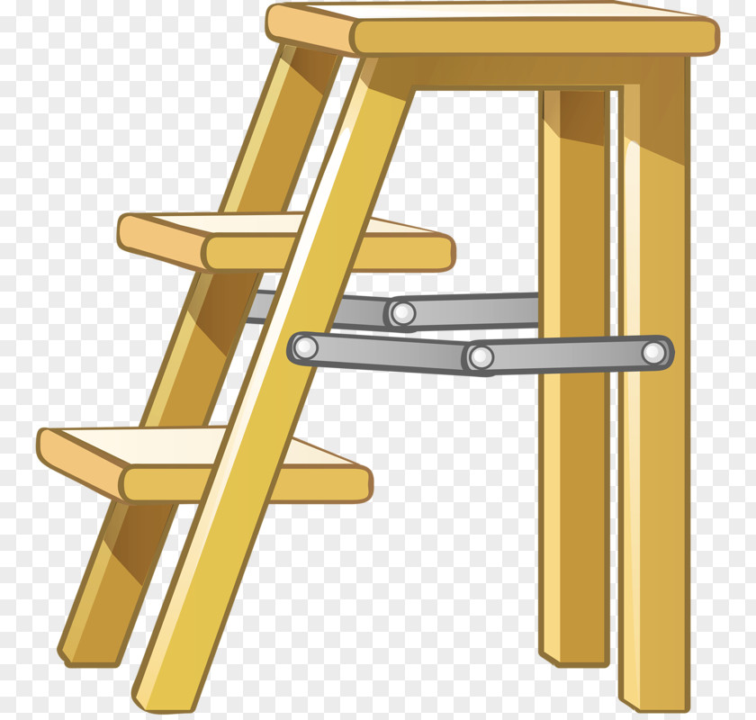 Wood Ladder Wood-free Paper Chair PNG