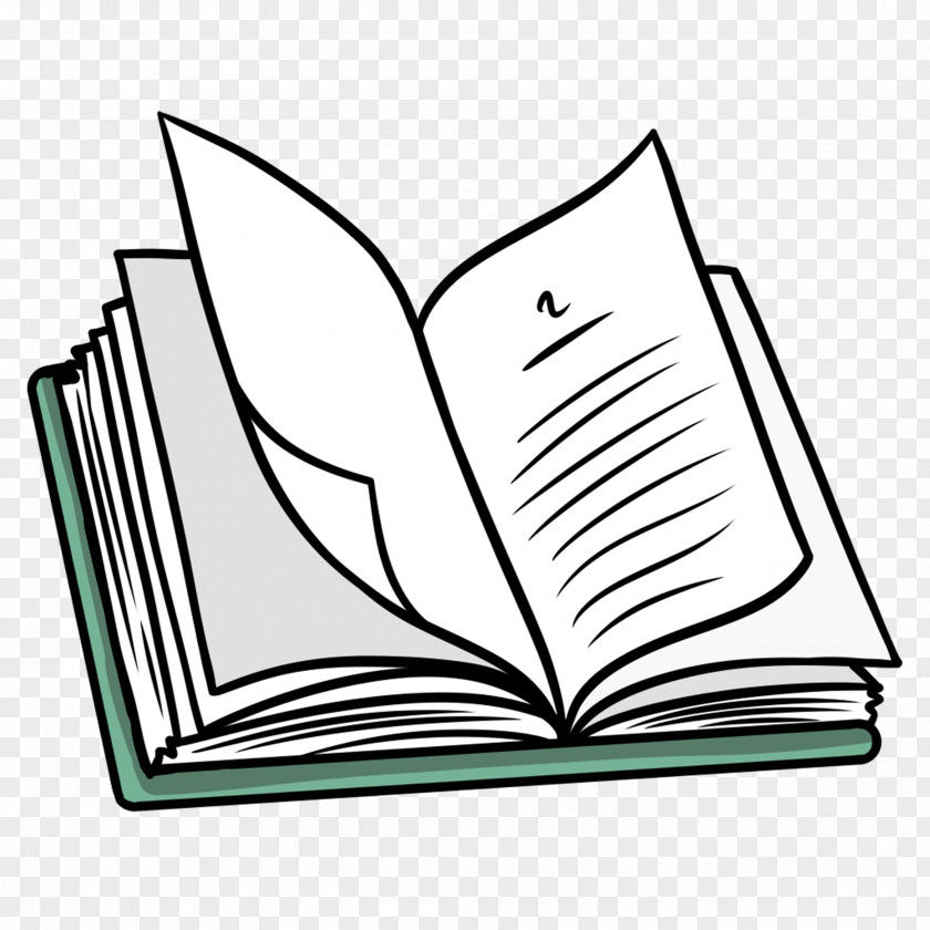 Book Drawing Textbooks Clip Art Line Free Content Image PNG