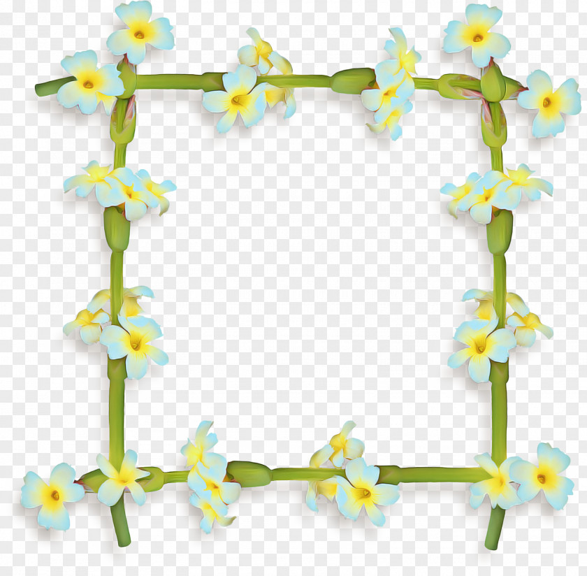Picture Frame Wildflower Background Flowers PNG