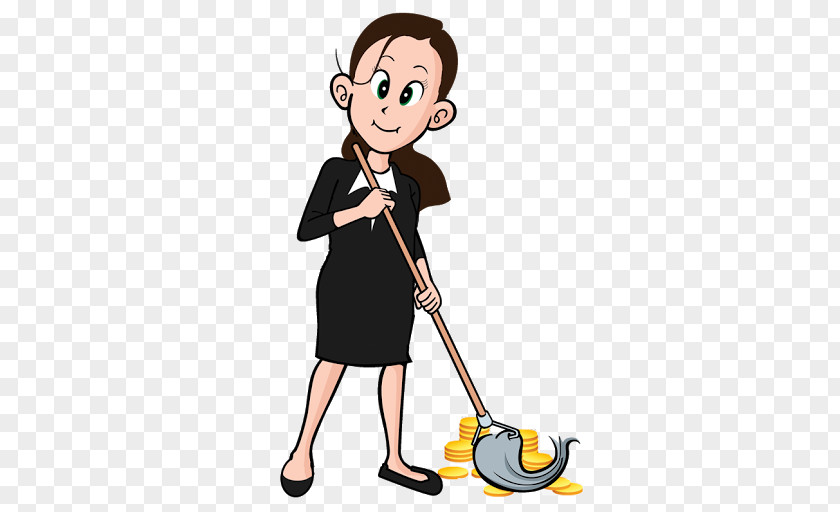 Picture Of A Maid Cleaner Business Clip Art PNG