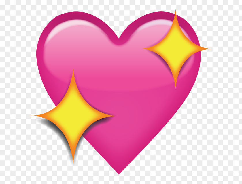 Sparkles Emoji Heart Love IPhone PNG