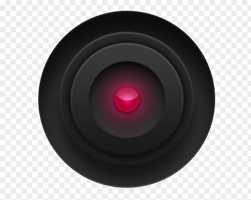 UID Interaction Design Icon Camera Lens Circle Magenta PNG